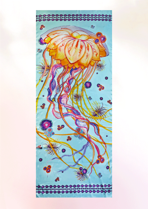 Lotus Jellyfish Shawl