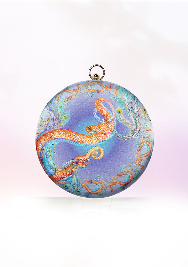 Mythical Sea Dragon Circle Clutch