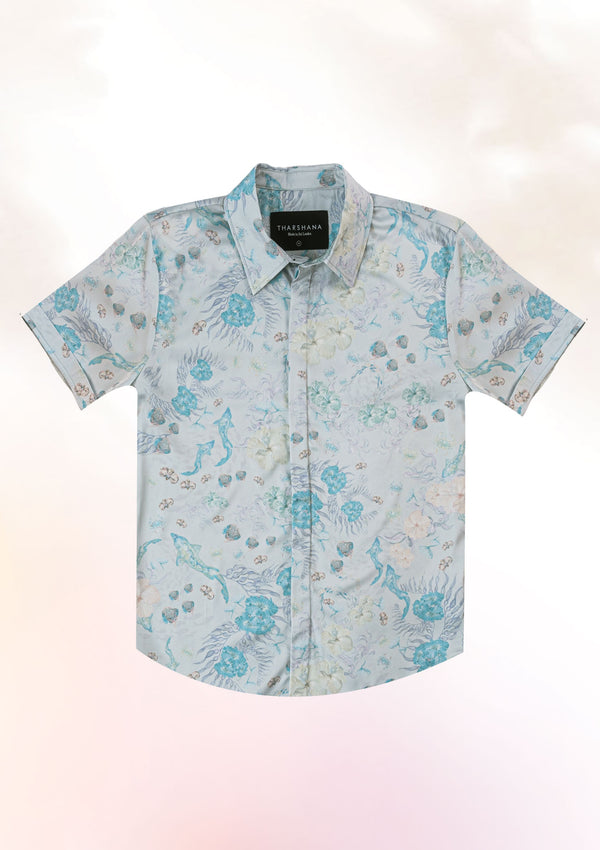 Blue Sea Garden Shirt