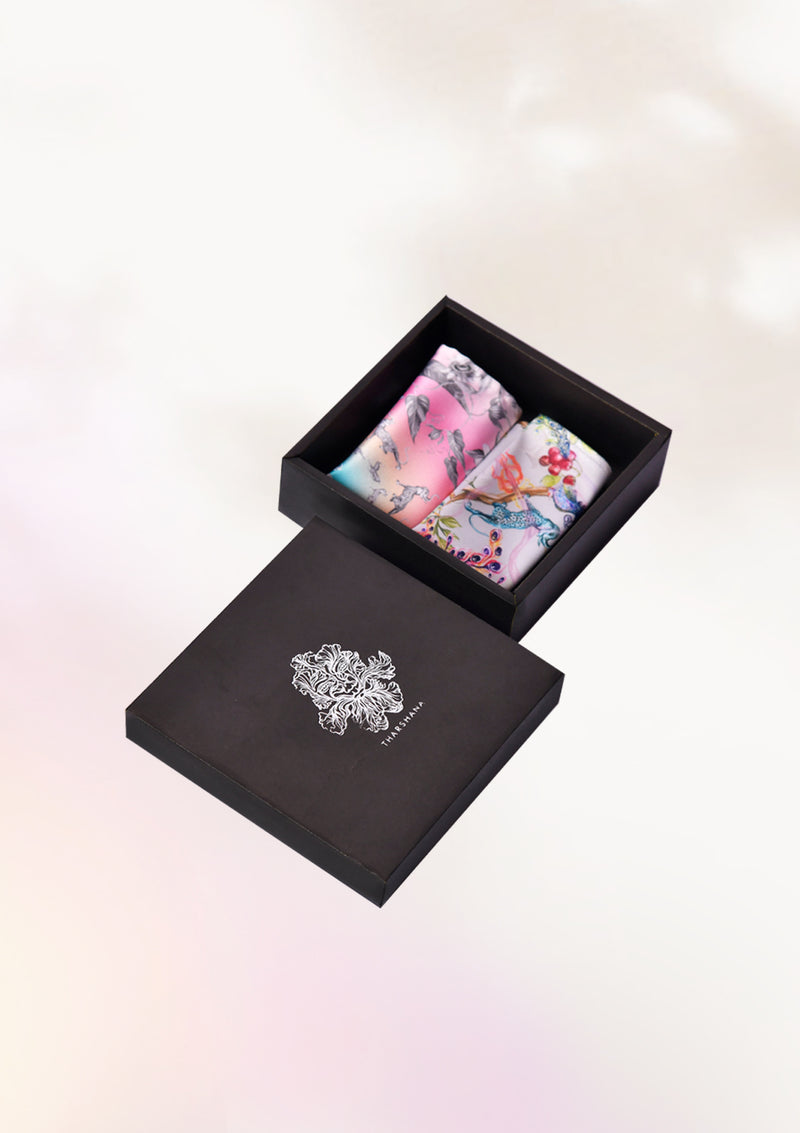 Whimsical Pocket Square Gift Box