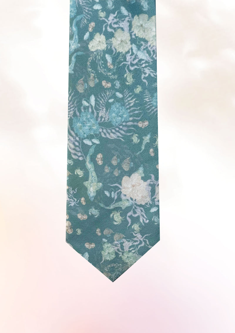 Blue Sea Garden Tie