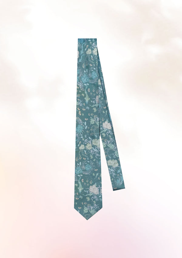 Blue Sea Garden Tie