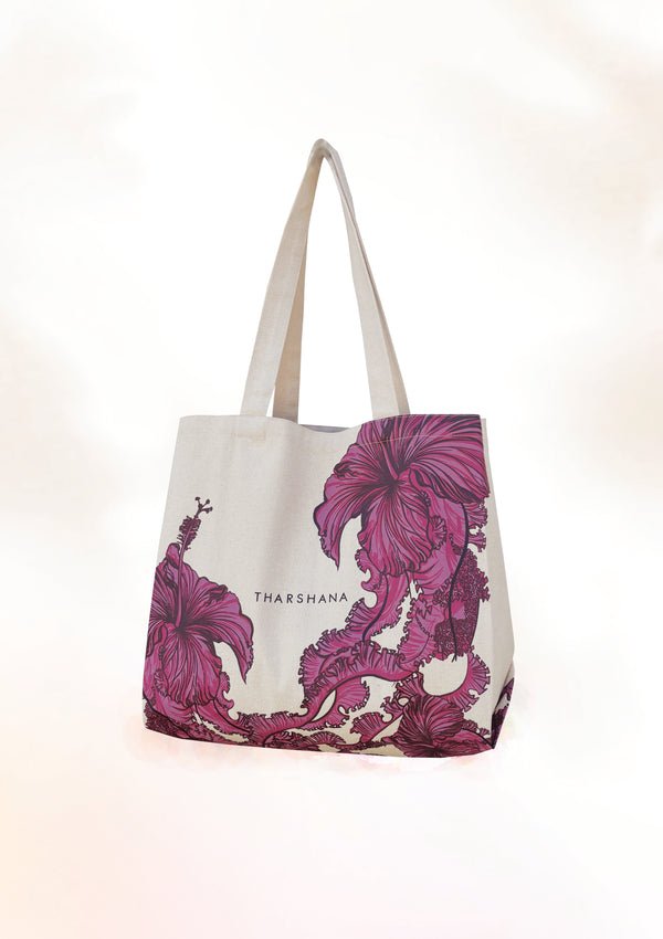 Hibiscus jellyfish Tote Bag