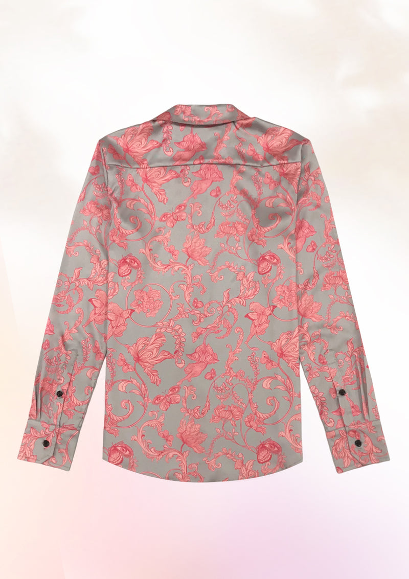 Pink Mythical Butterfly Long Sleeve Shirt