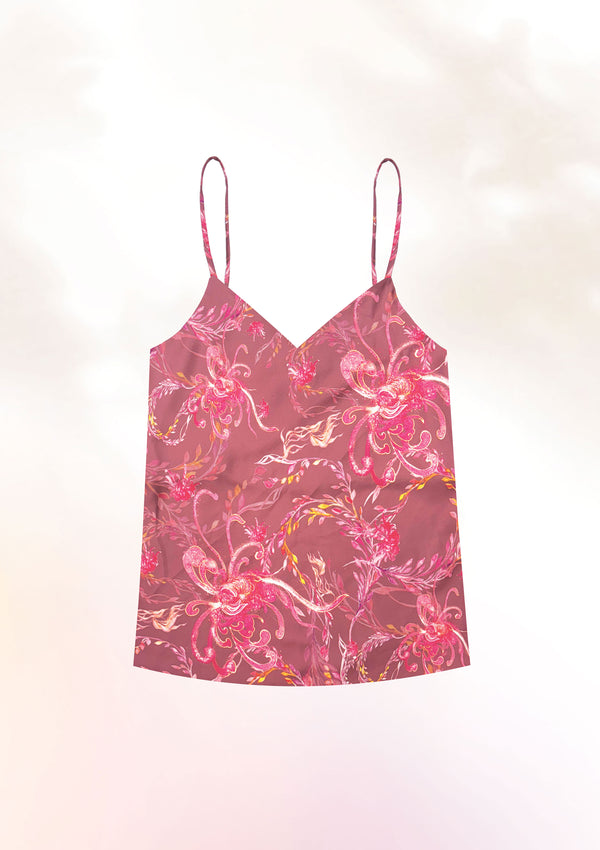 Flora Flame Cami Top