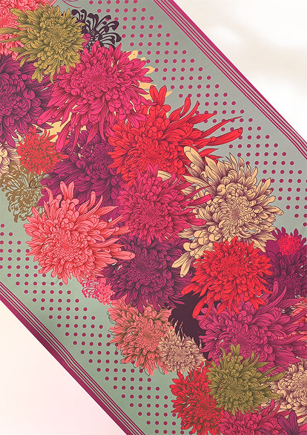 Medow Chrysanthemum Shawl