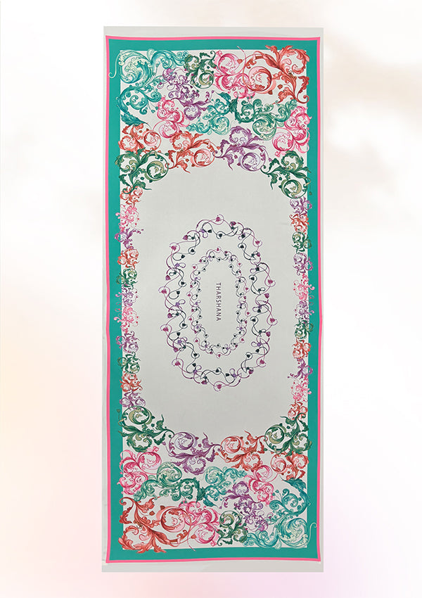 Pastel Sea Wave Shawl