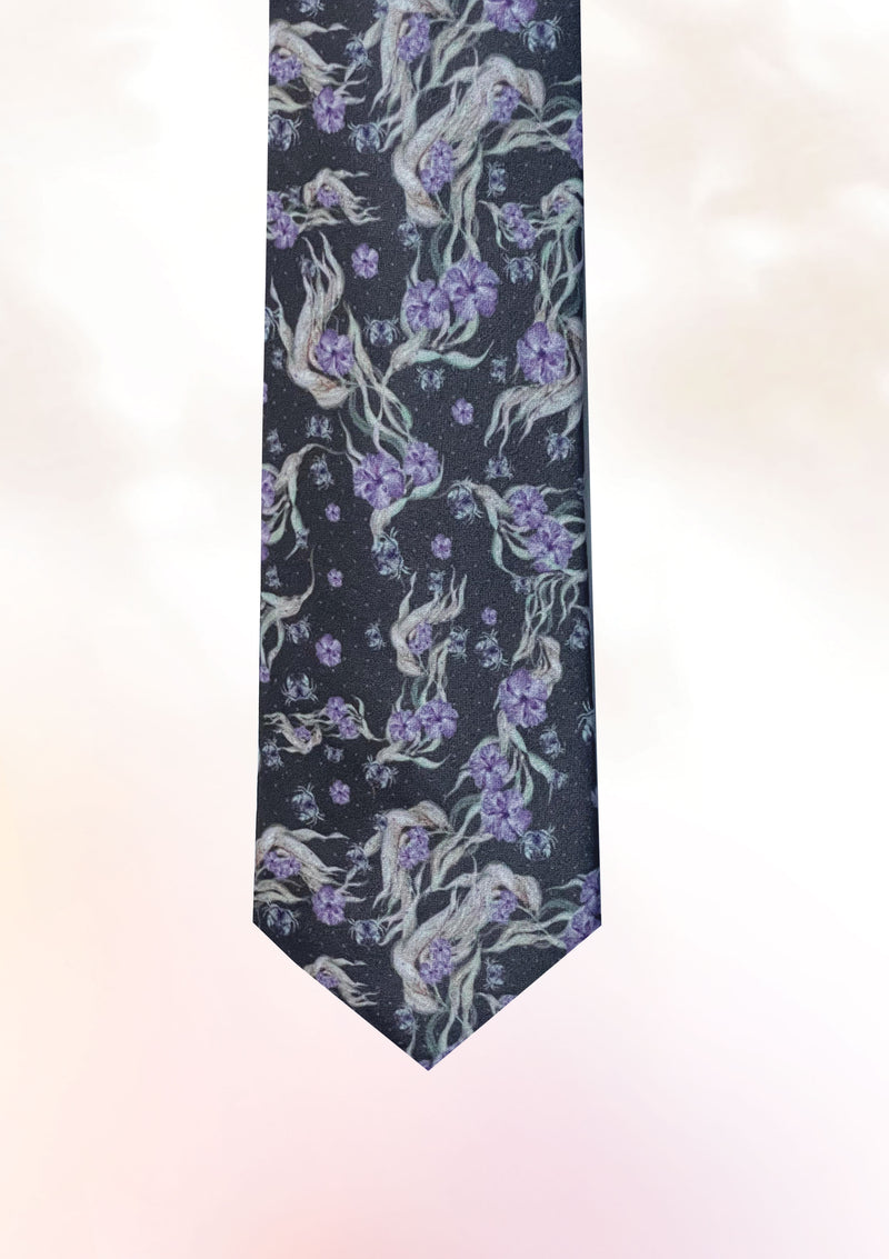 Hibiscus and Crab Tie