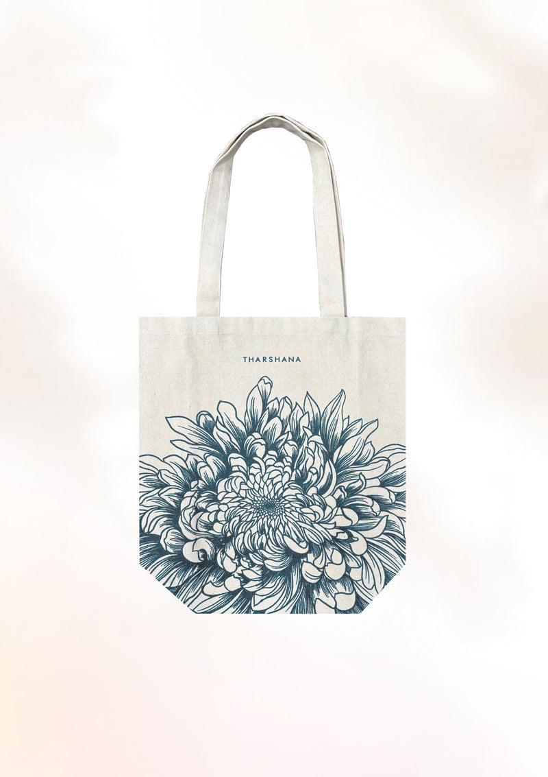 Marine Chrysanthemum Tote