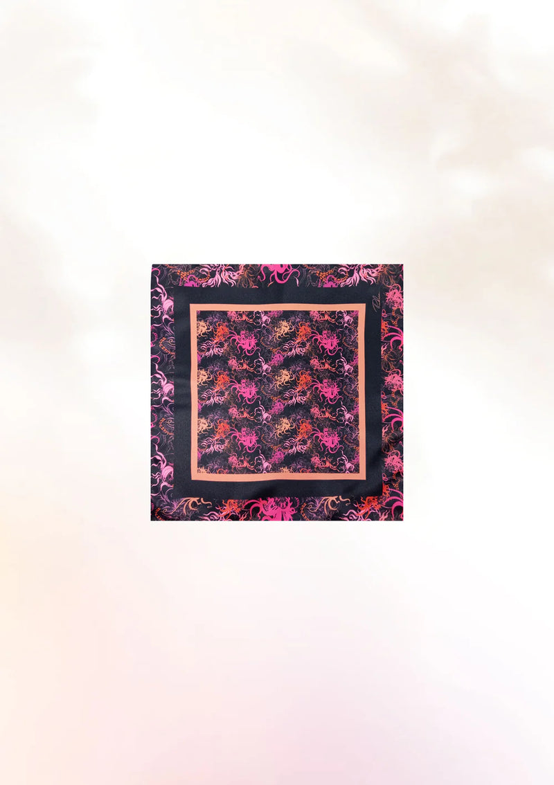 Abstract Chrysanthemum Octopus Tie & Pocket Square