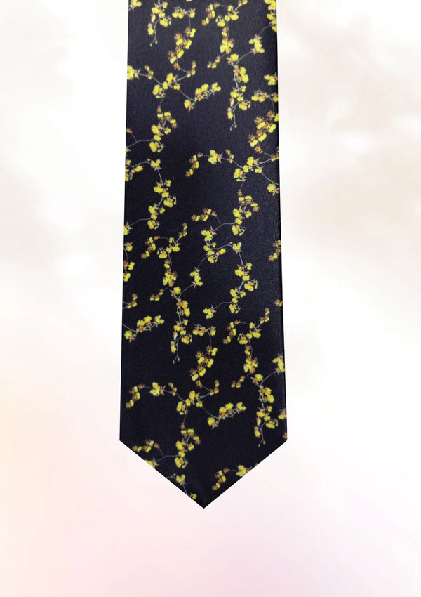 Kandyan Orchid Tie & Pocket Square