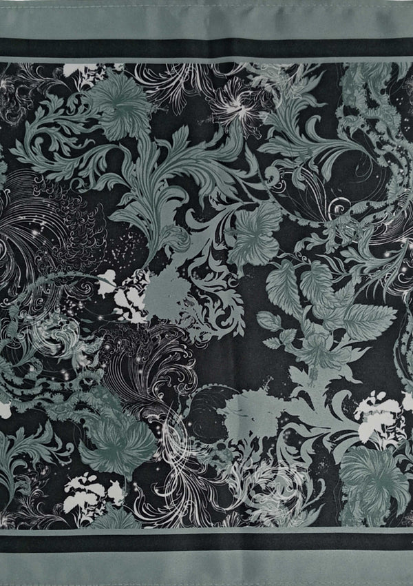 Shadow Green Pocket Square