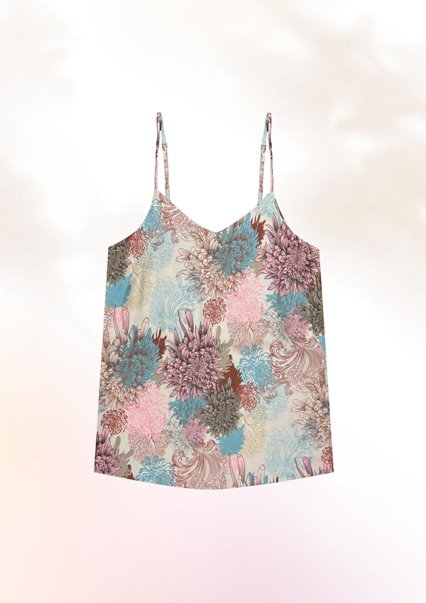 Pastel Chrysanthemum Cami Top