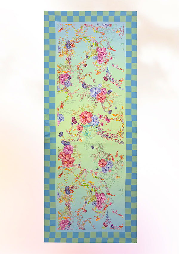 Hibiscus Mosaic Shawl