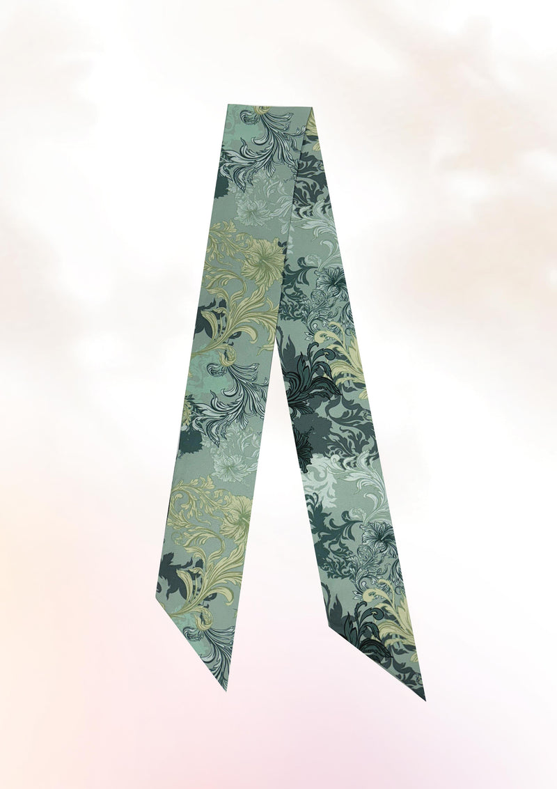 Vintage Baroque Twilly Scarf