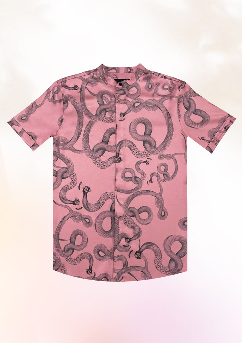 Pink Mono Serpent Shirt