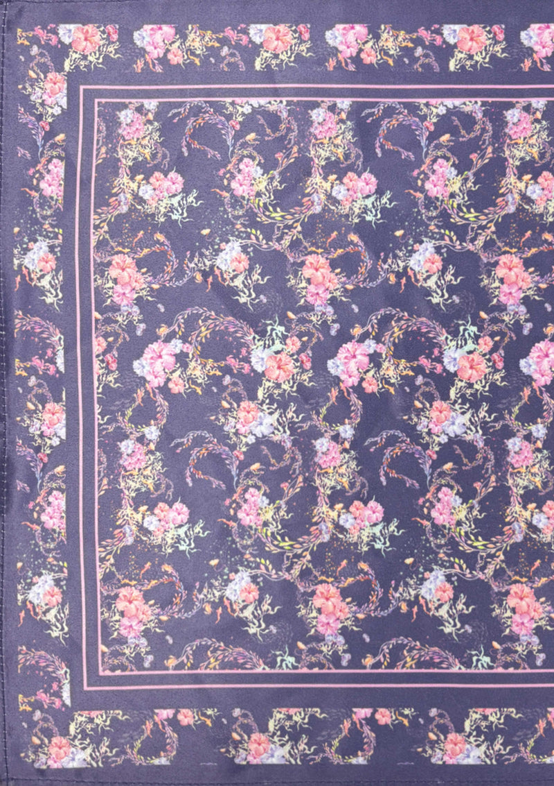 Velvet Sea Graden Pocket Square