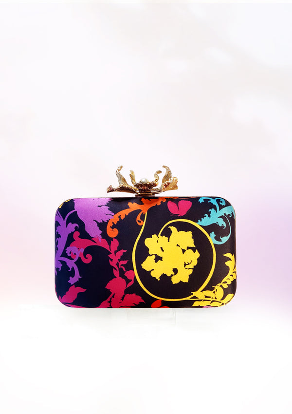 Abstract Tulip Clutch